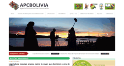 Desktop Screenshot of apcbolivia.org