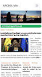 Mobile Screenshot of apcbolivia.org